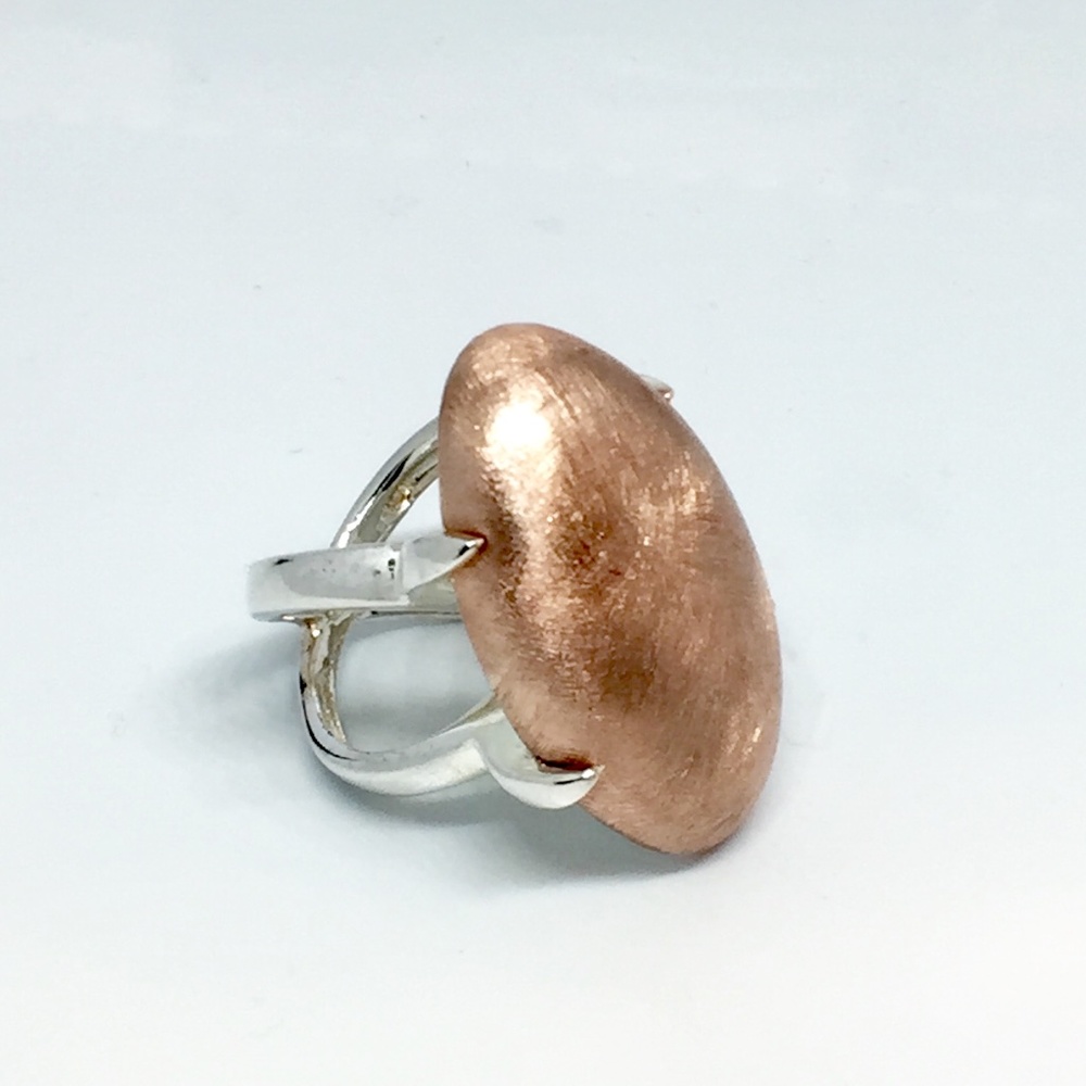 Reeb Sterling Silver Vermeil Ring